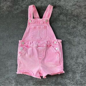 Baby Gap Pink Overall Shorts Size 2